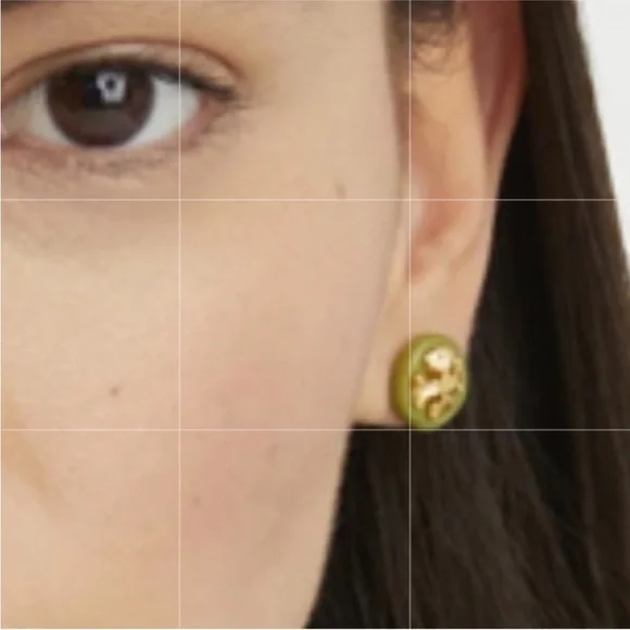 ( final sale )  Burch  Roxanne Button stud earrings - Picture 4 of 5